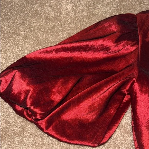 Amanda Uprichard Ruby Neveah Puff Sleeve Blouse XS. B8 - Picture 3 of 9